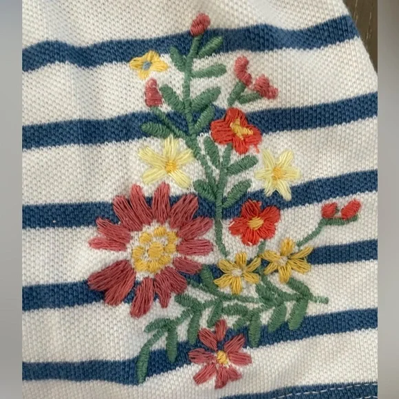 Ralph Lauren Striped Cotton Mesh Romper - Picture 5 of 7